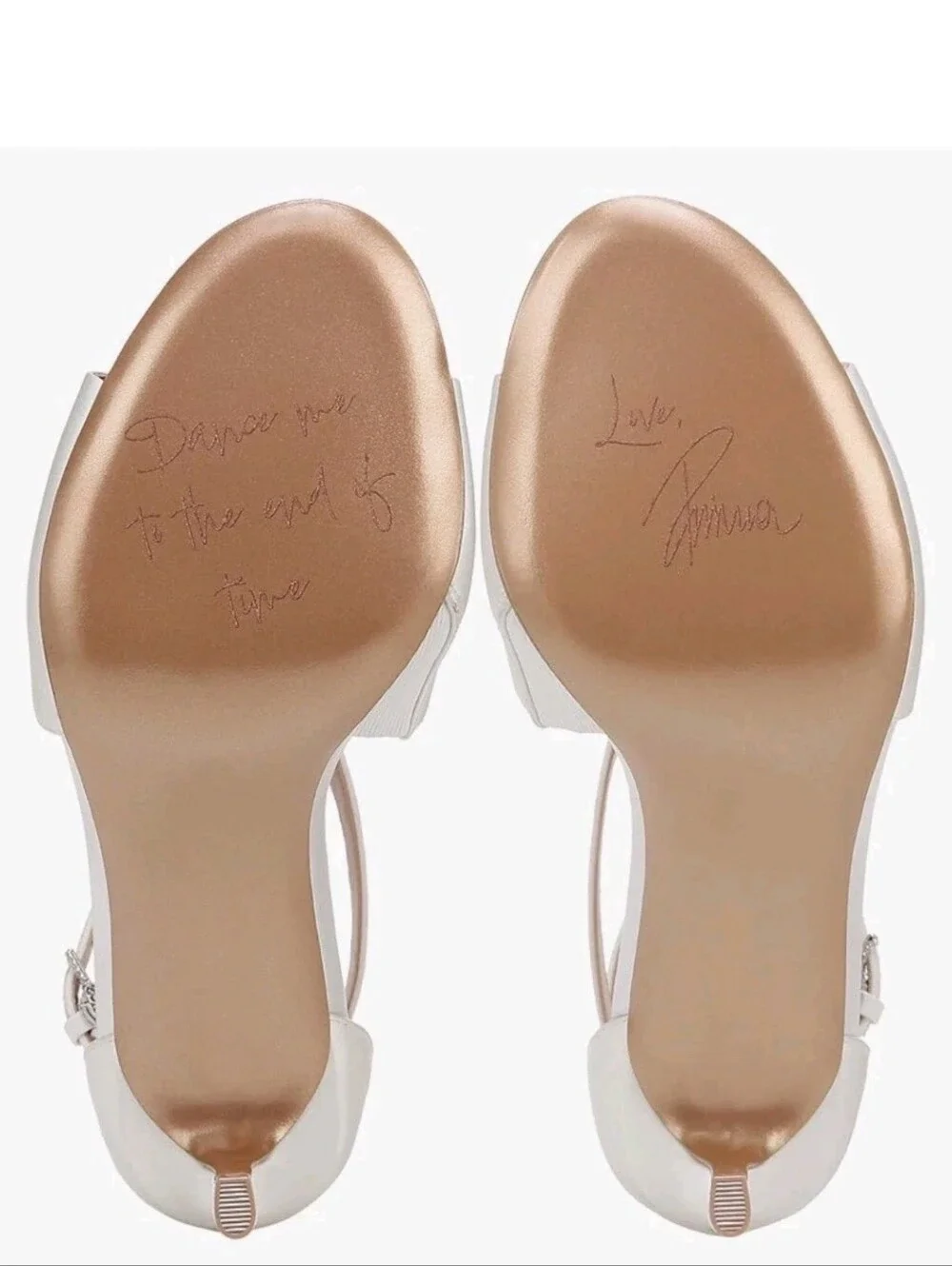 Naturalizer Pnina Tornai Amor Women's Strappy Sandal White Blanc Size 9,5W New
